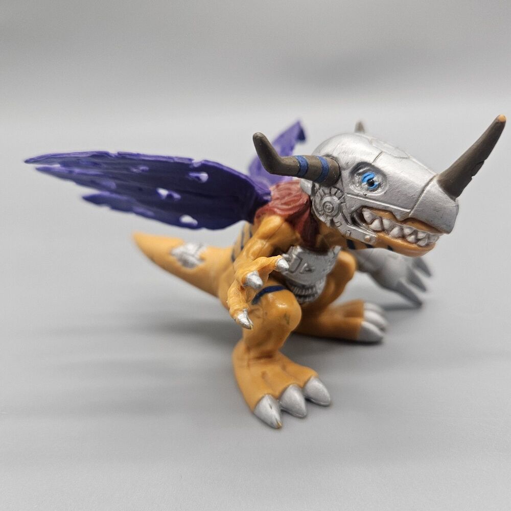 Digimon MetalGreymon PVC Figure Bandai 1999 Vintage 2.5" Rare